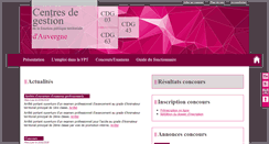 Desktop Screenshot of cdg03.fr